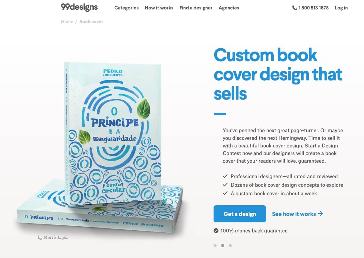 99Designs Custom eBook Cover Design Projects