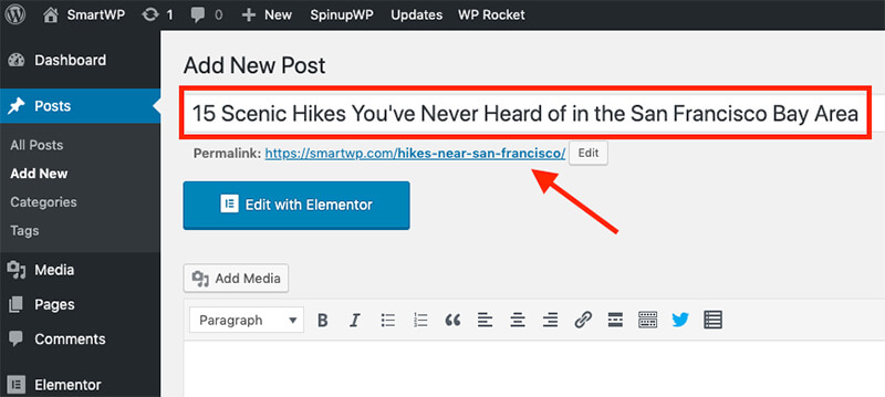 How to Write a Blog Post Headline (Example and Screenshot) in Starting a New Blog