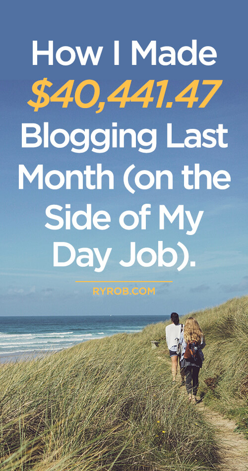 How I Made $40,441 Blogging on the Side of my day job Ryan Robinson ryrob February 2019 Income Report