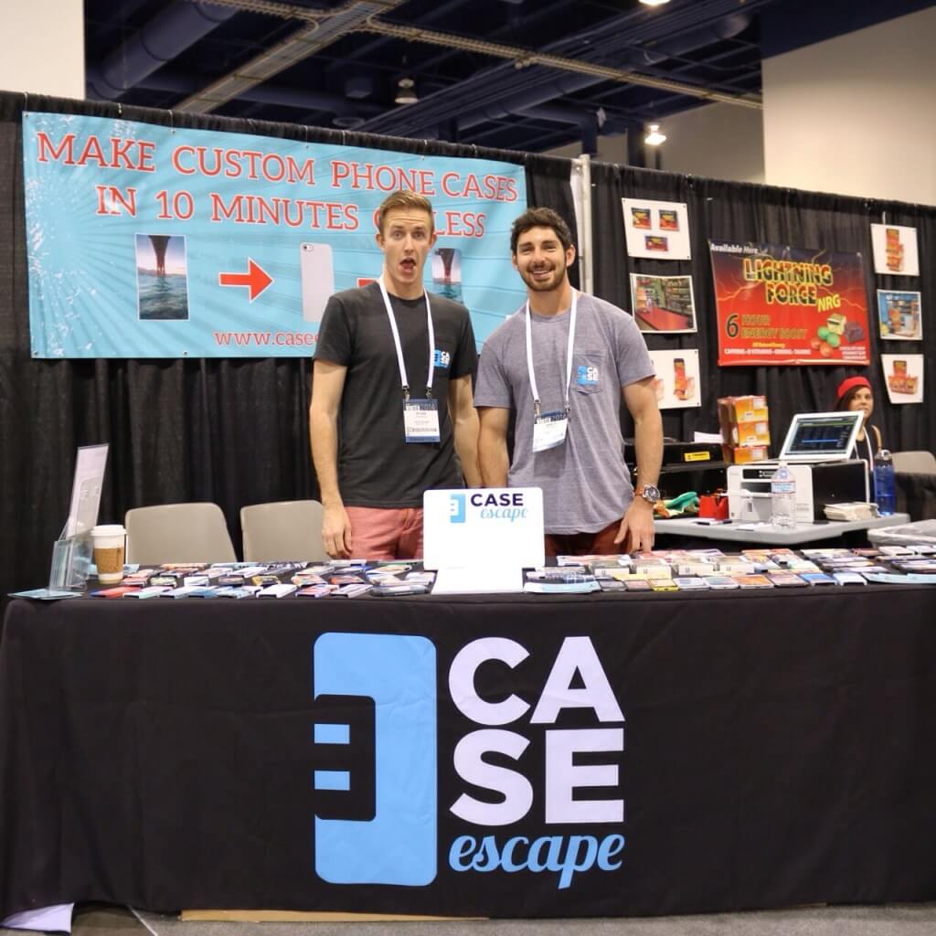 Ryan Robinson and Matt Feldman Case Escape at ASD Las Vegas Trade Show