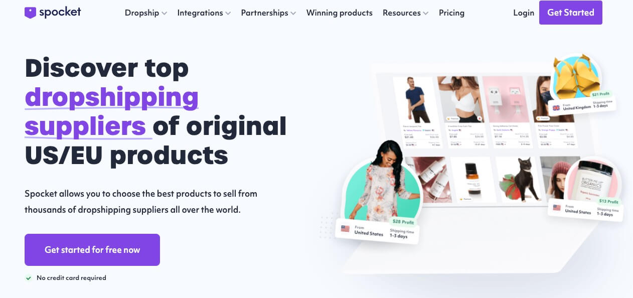 Spocket Affiliate Programs (Dropshipping Suppliers) for eCommerce Industry Bloggers