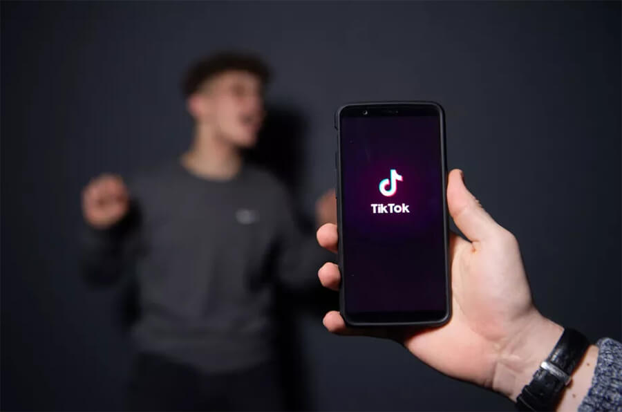TikTok Social Media App Screenshot and Graphic in Use to Promote Your Blog