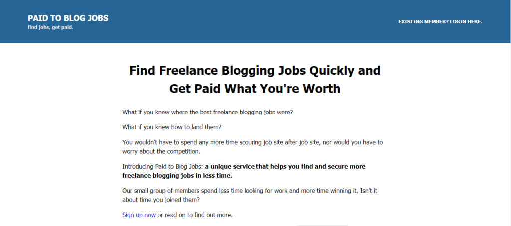 Best Freelance Job Websites Paid to Blog