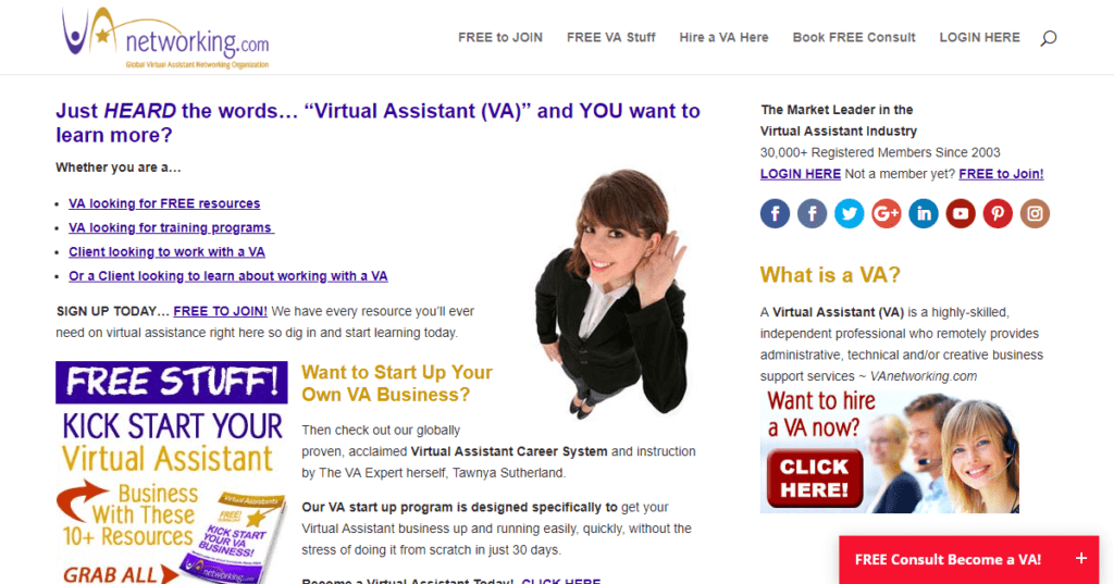 Best Freelance Job Websites VA Networking