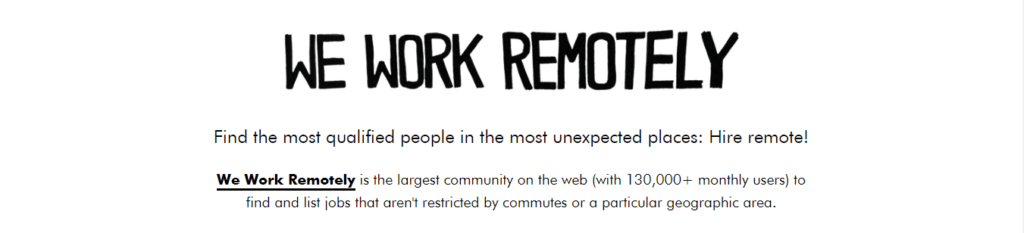 Best Freelance Job Websites We Work Remotely