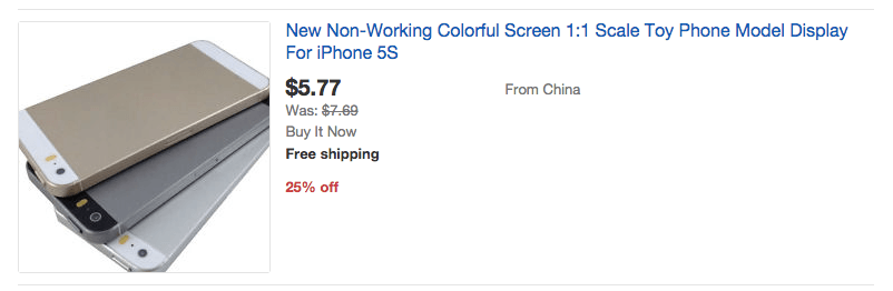 eBay iPhone Dummy Model How to Not Lose $6537 and Make a Product Nobody Wants