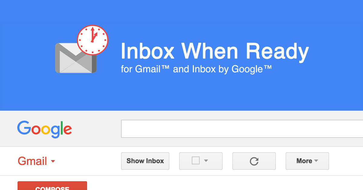 Inbox When Ready Tools for Bloggers to Be Focused