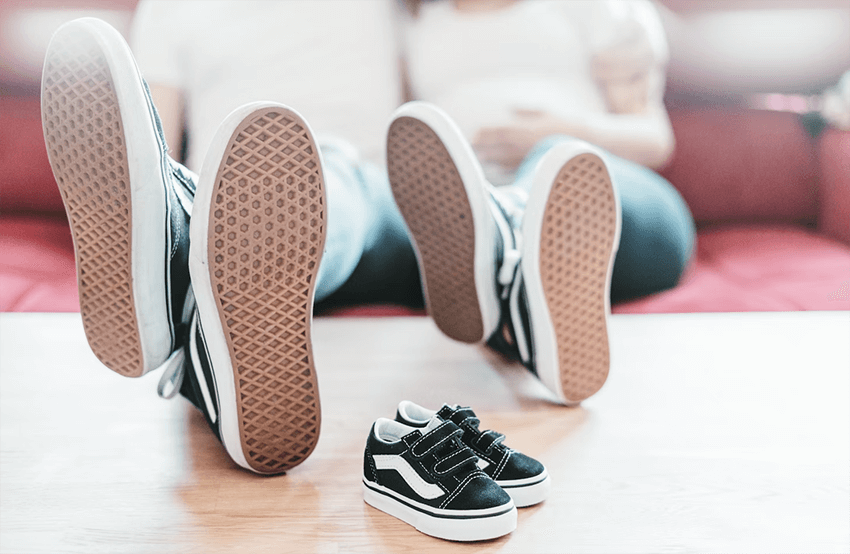 Parenting (Profitable Niche Example) Image of Parents with Shoes