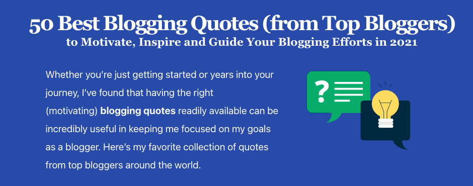 Roundup Post Example (Template) of Blogging Quotes Screenshot
