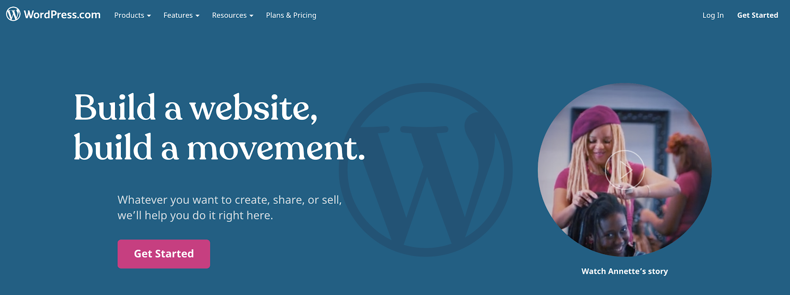 Difference Between WordPress.org and WordPress.com Homepage Screenshot
