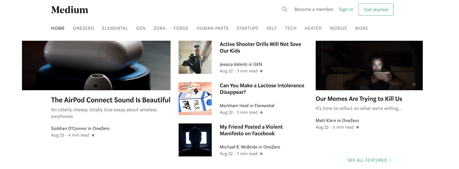 Medium as a Free Blogging Site to Use for Getting Started Today