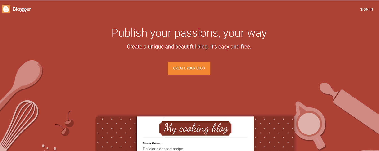 Blogger as a Free Blog Site to Use for Building a Blog for Free