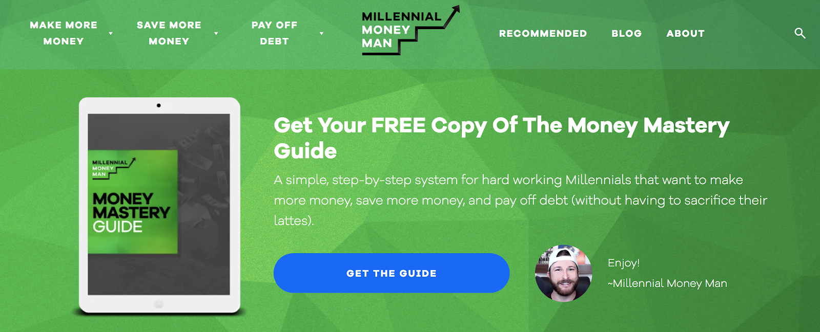 Mistakes to Avoid When Blogging (Millennial Money Man Example) Screenshot