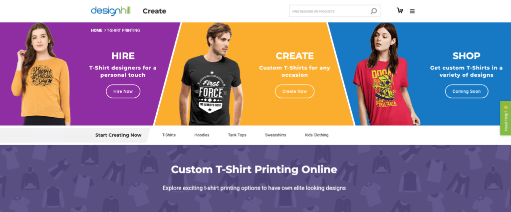 T-Shirt Design and Print Shop Online Business Tool