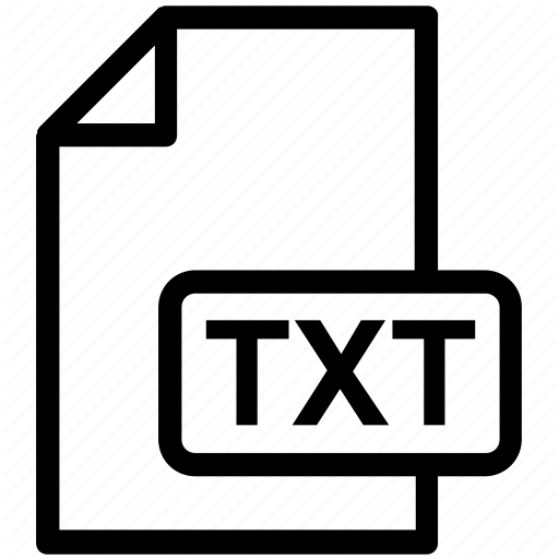 TXT File Format for eBooks (Logo)