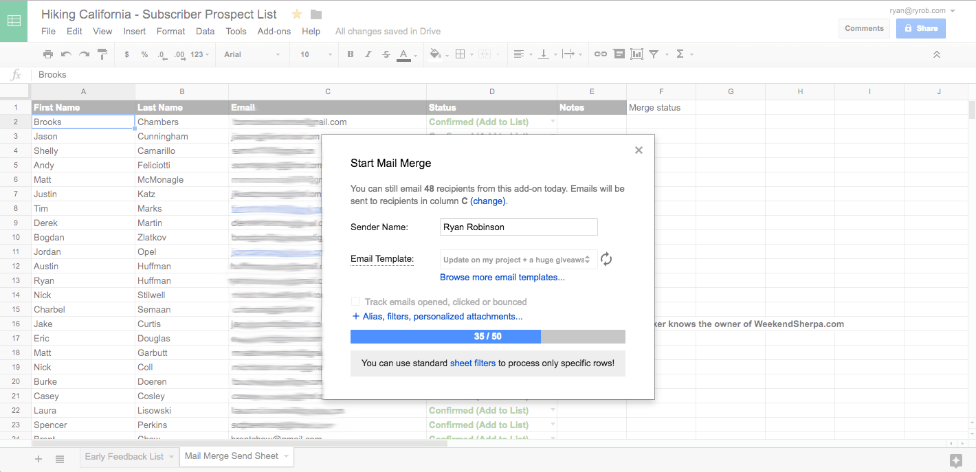 validate-business-idea-mail-merge-send